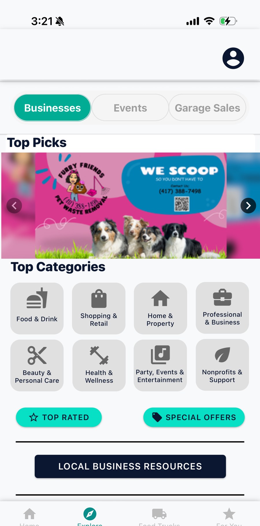 Local businesses in BrightLoop Local